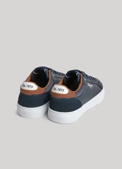 Boy Pepe Jeans Kenton Court Basic Trainers