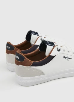 Men Pepe Jeans Kenton Court Combined Sneakers