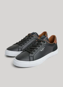 Men Pepe Jeans Kenton Court Combined Sneakers