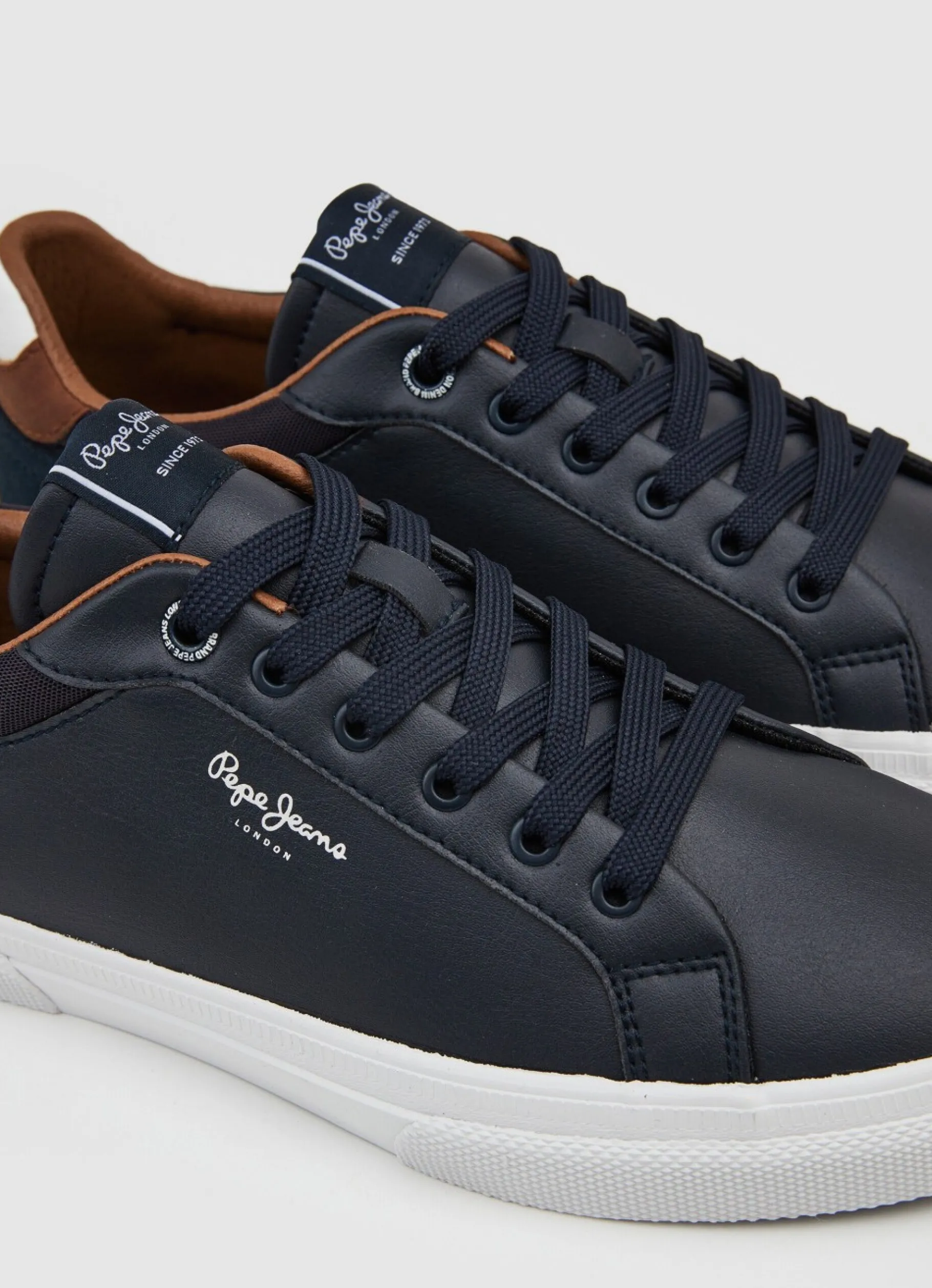 Men Pepe Jeans Kenton Court Combined Sneakers