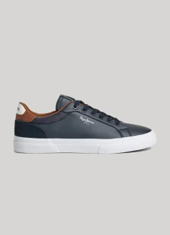Men Pepe Jeans Kenton Court Combined Sneakers