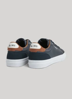 Men Pepe Jeans Kenton Court Combined Sneakers