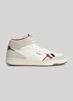 Men Pepe Jeans Kore Basket Retro Trainers