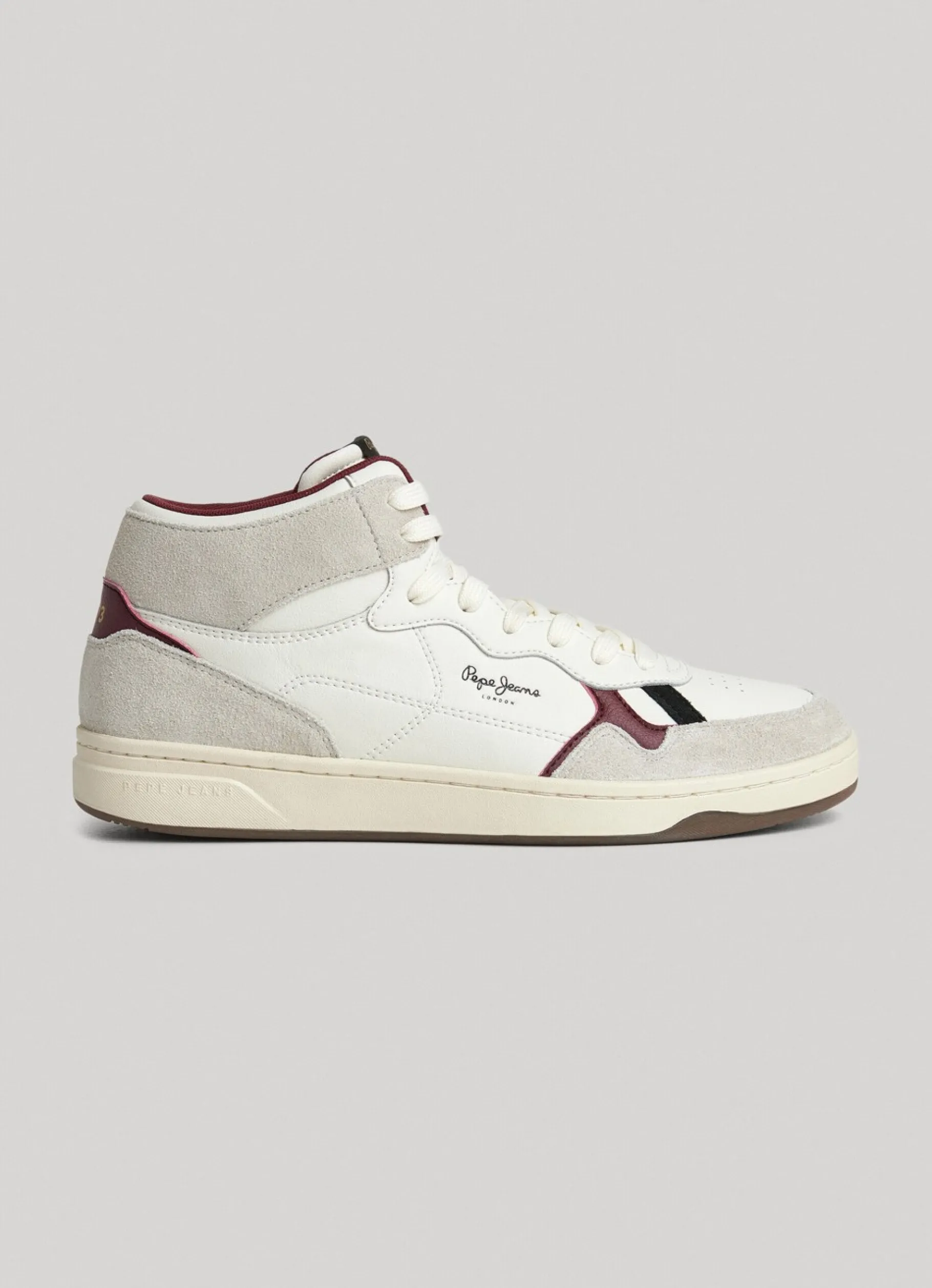 Men Pepe Jeans Kore Basket Retro Trainers
