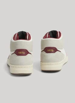 Men Pepe Jeans Kore Basket Retro Trainers