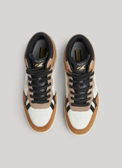 Men Pepe Jeans Kore Basket Retro Trainers