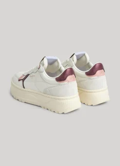 Women Pepe Jeans Kore Poppy Leather Trainers