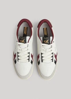 Men Pepe Jeans Kore Vintage Leather Trainers