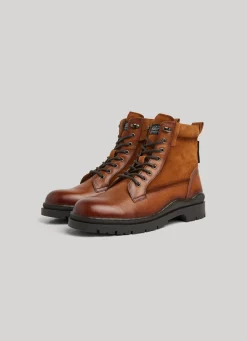 Men Pepe Jeans Lace-Up Utility Boots
