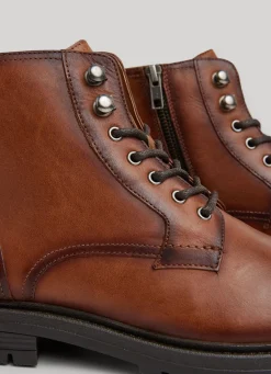 Men Pepe Jeans Leather Ankle Boots