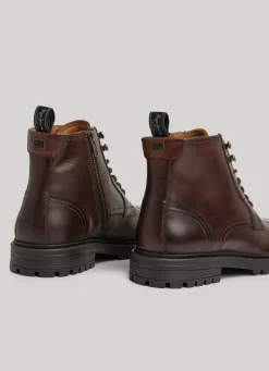 Men Pepe Jeans Leather Ankle Boots