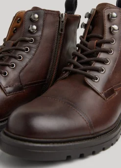 Men Pepe Jeans Leather Ankle Boots