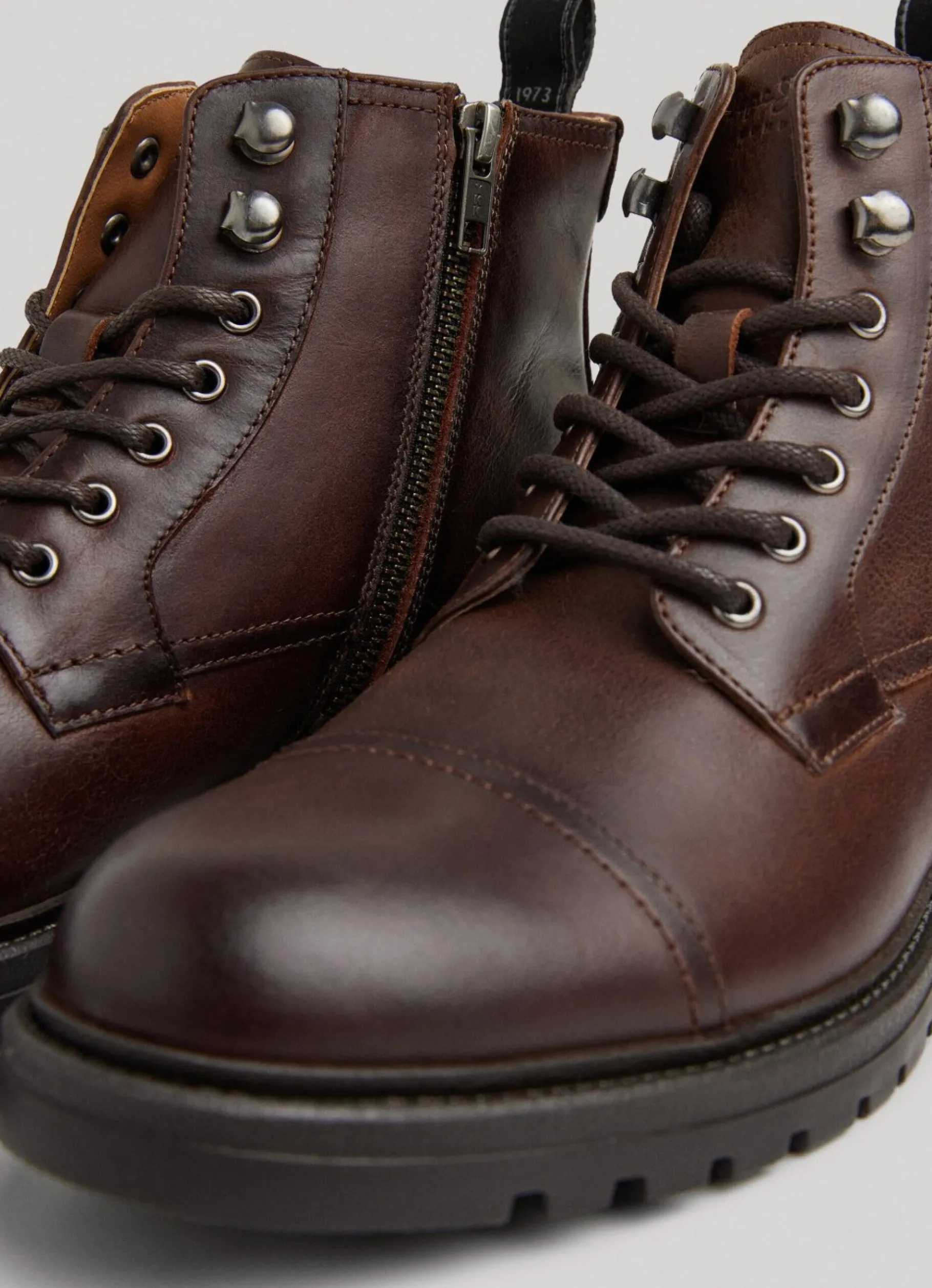 Men Pepe Jeans Leather Ankle Boots