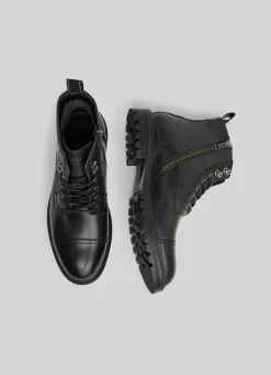 Men Pepe Jeans Leather Ankle Boots