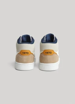 Boy Pepe Jeans Leather Player Britboot Trainers