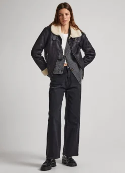 Women Pepe Jeans Lexa Sky Wide Leg High Waist Jeans