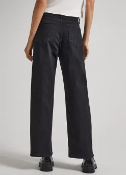 Women Pepe Jeans Lexa Sky Wide Leg High Waist Jeans