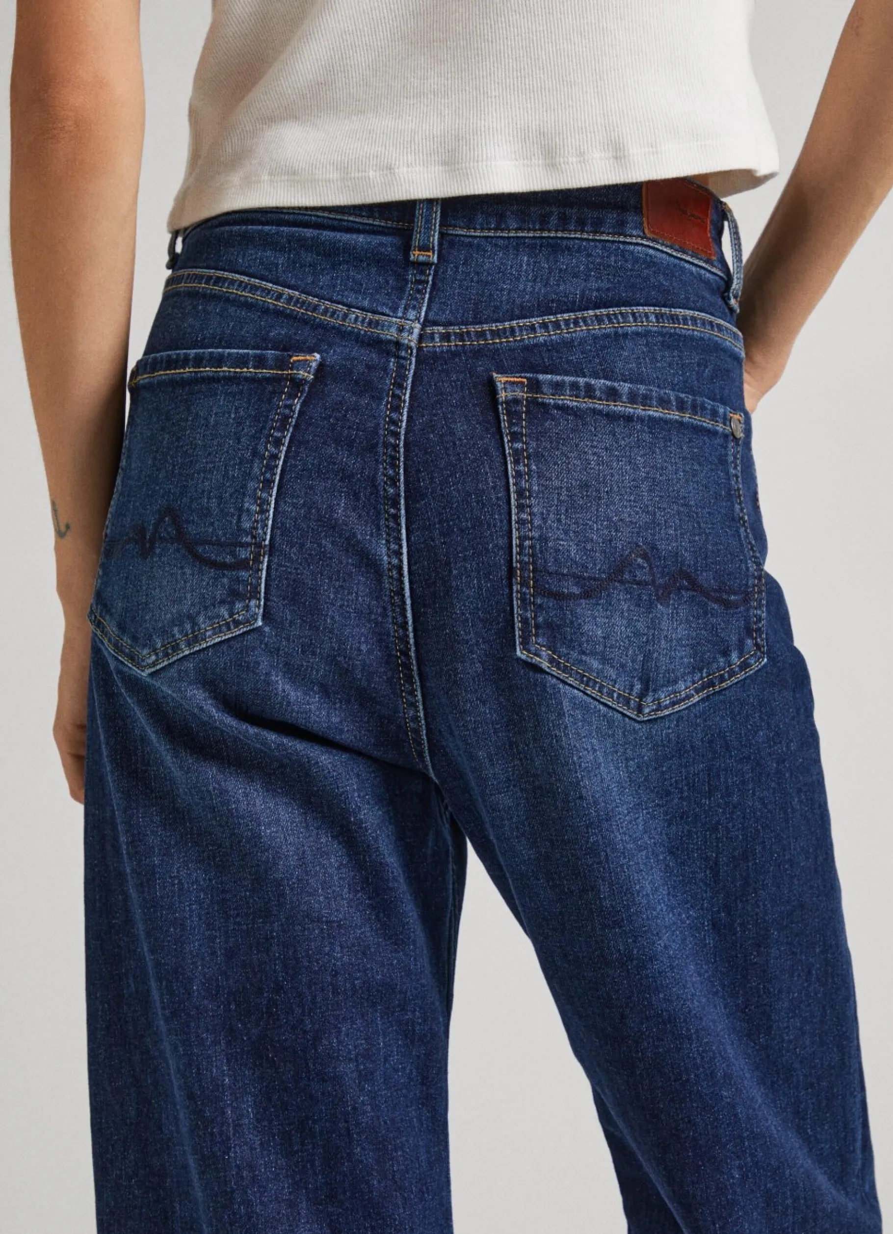 Women Pepe Jeans Lexa Sky Wide Leg High-Rise Jeans