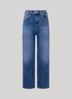 Women Pepe Jeans Lexa Sky Wide Leg High-Rise Jeans