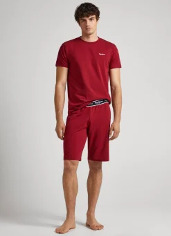 Men Pepe Jeans Lightweight Cotton Shorts