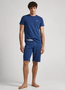 Men Pepe Jeans Lightweight Cotton Shorts