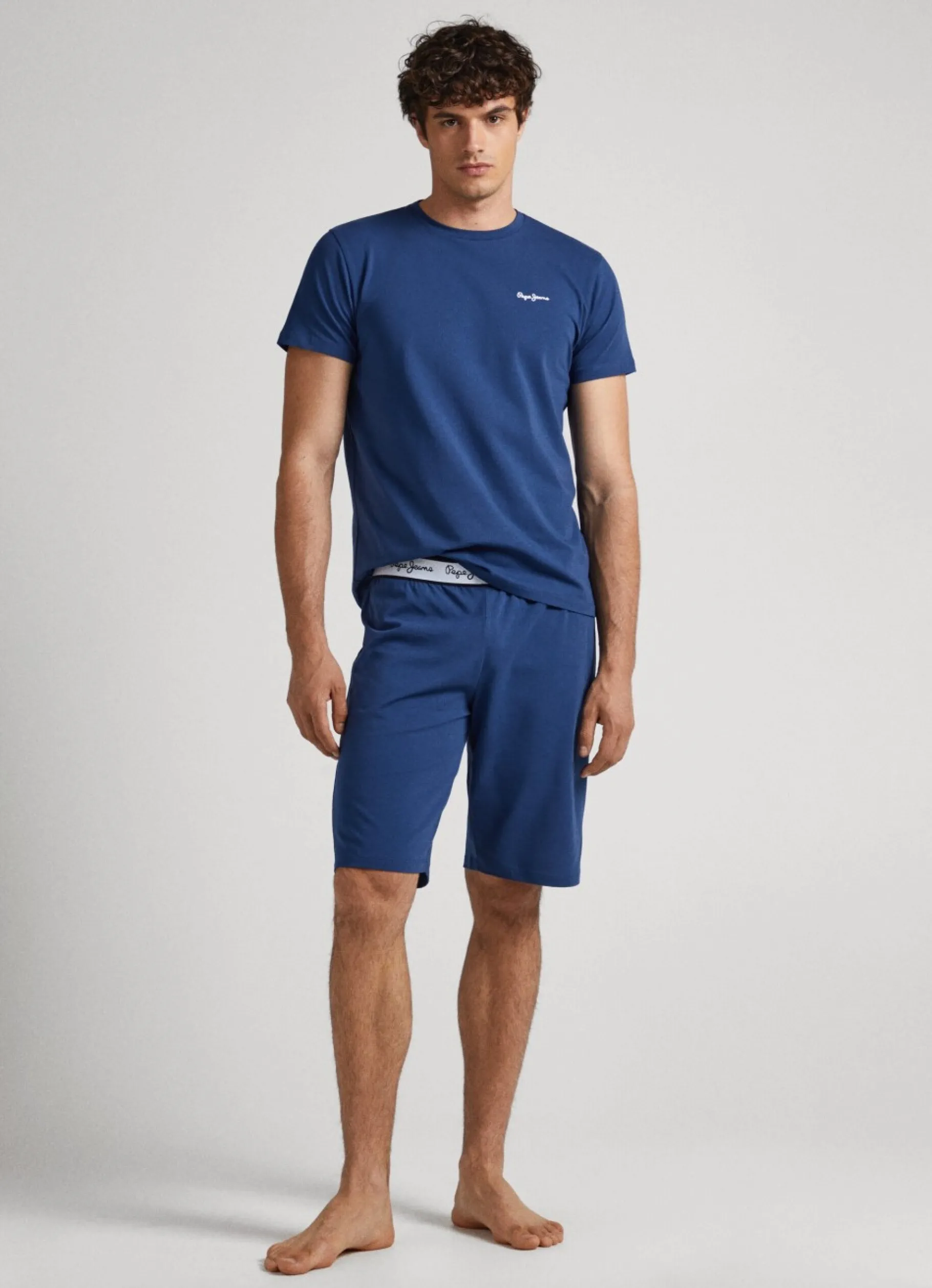 Men Pepe Jeans Lightweight Cotton Shorts