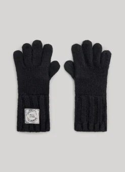 Girl Pepe Jeans Logo Label Gloves