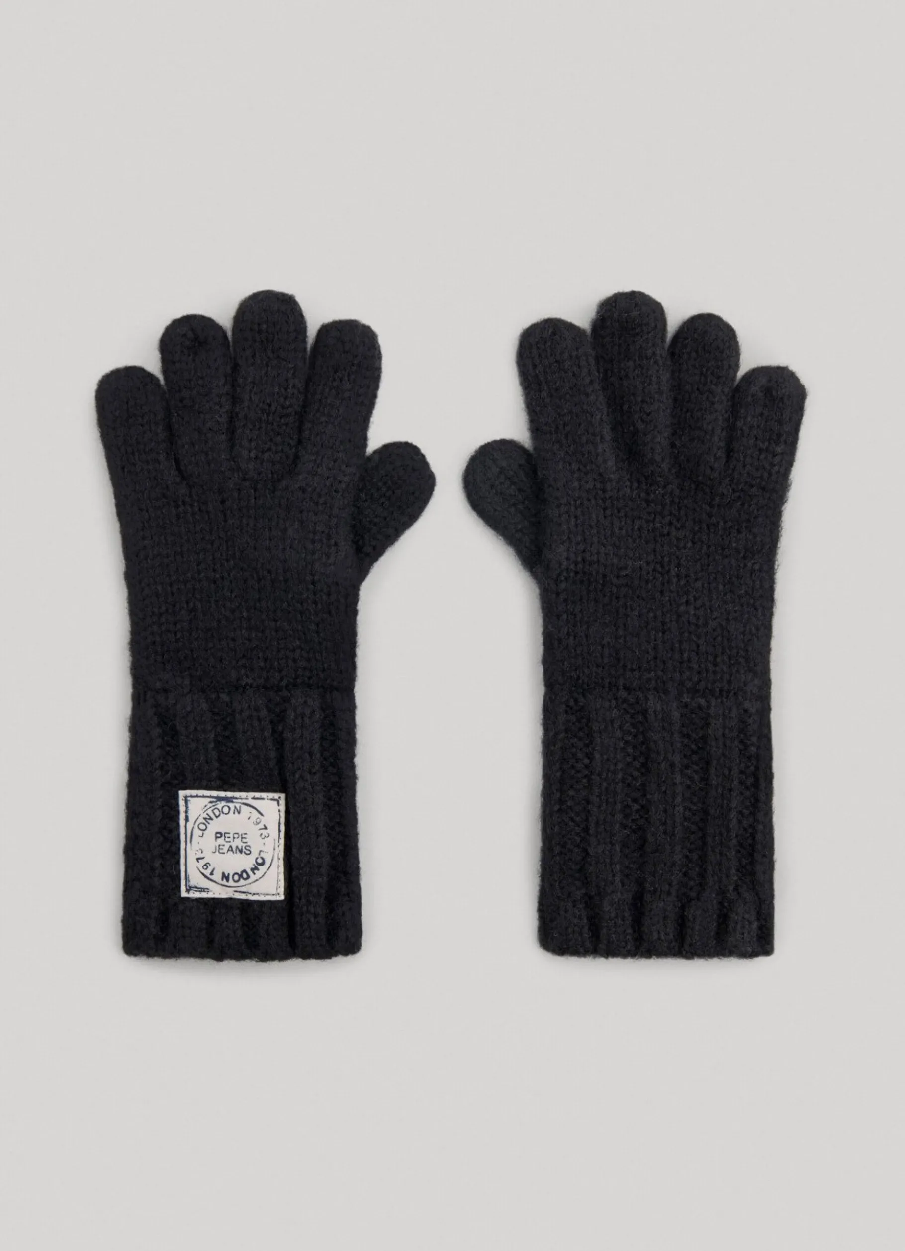 Girl Pepe Jeans Logo Label Gloves