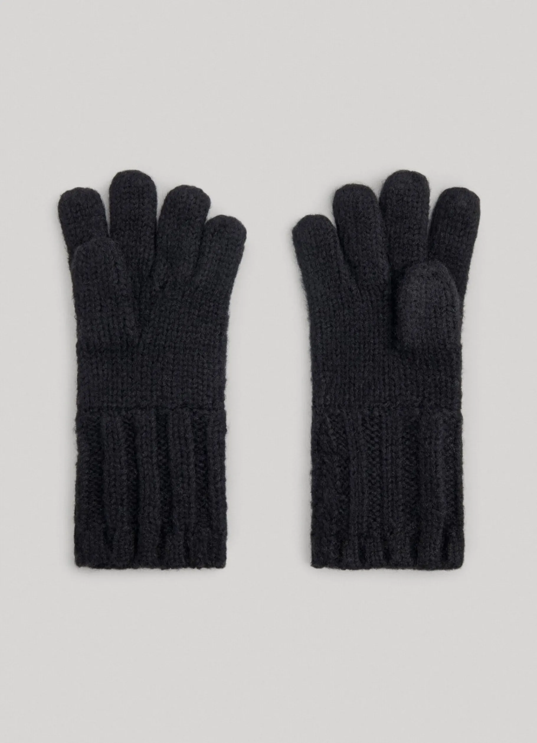 Girl Pepe Jeans Logo Label Gloves
