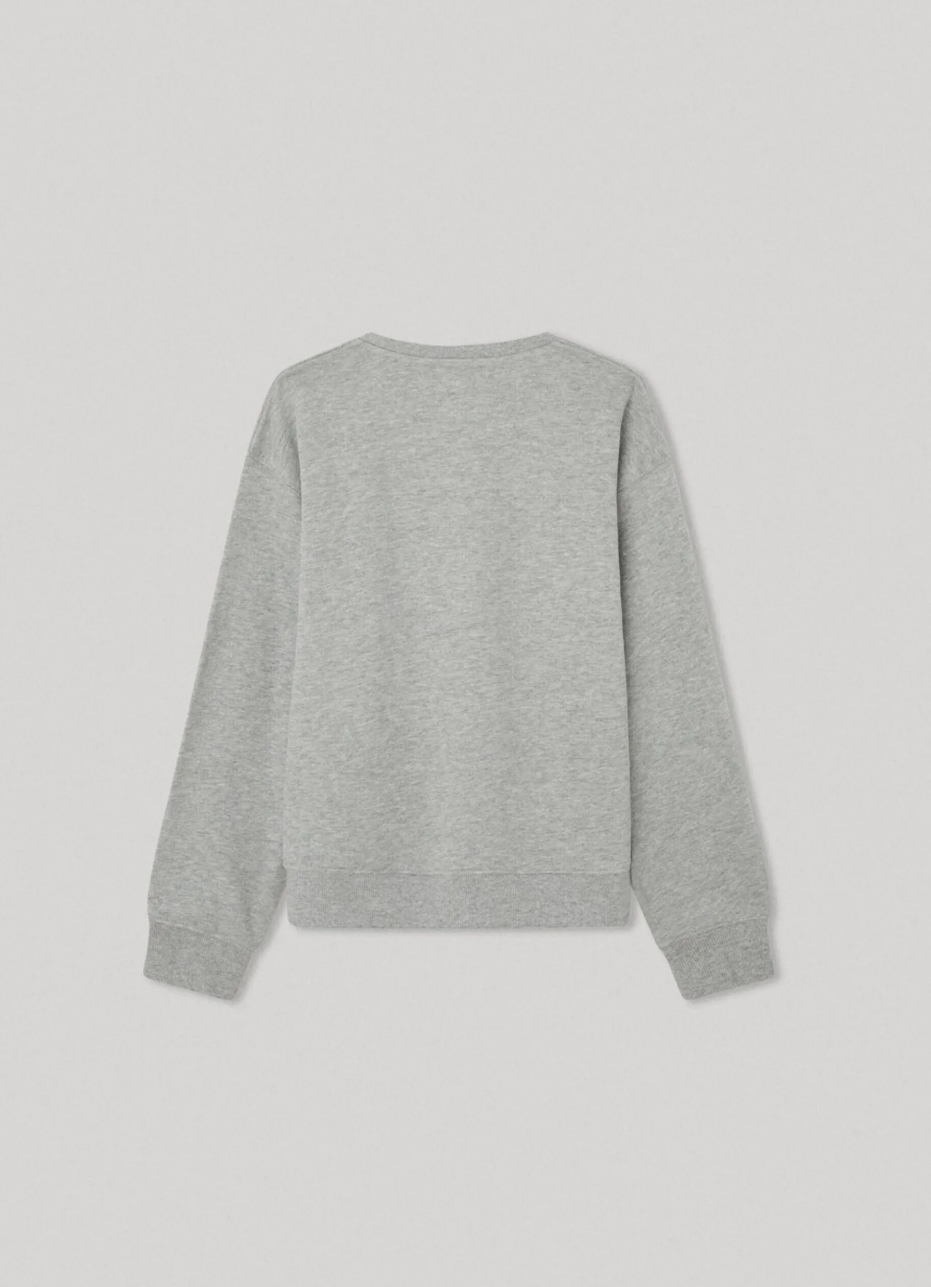 Girl Pepe Jeans Logo Print Cotton Sweatshirt