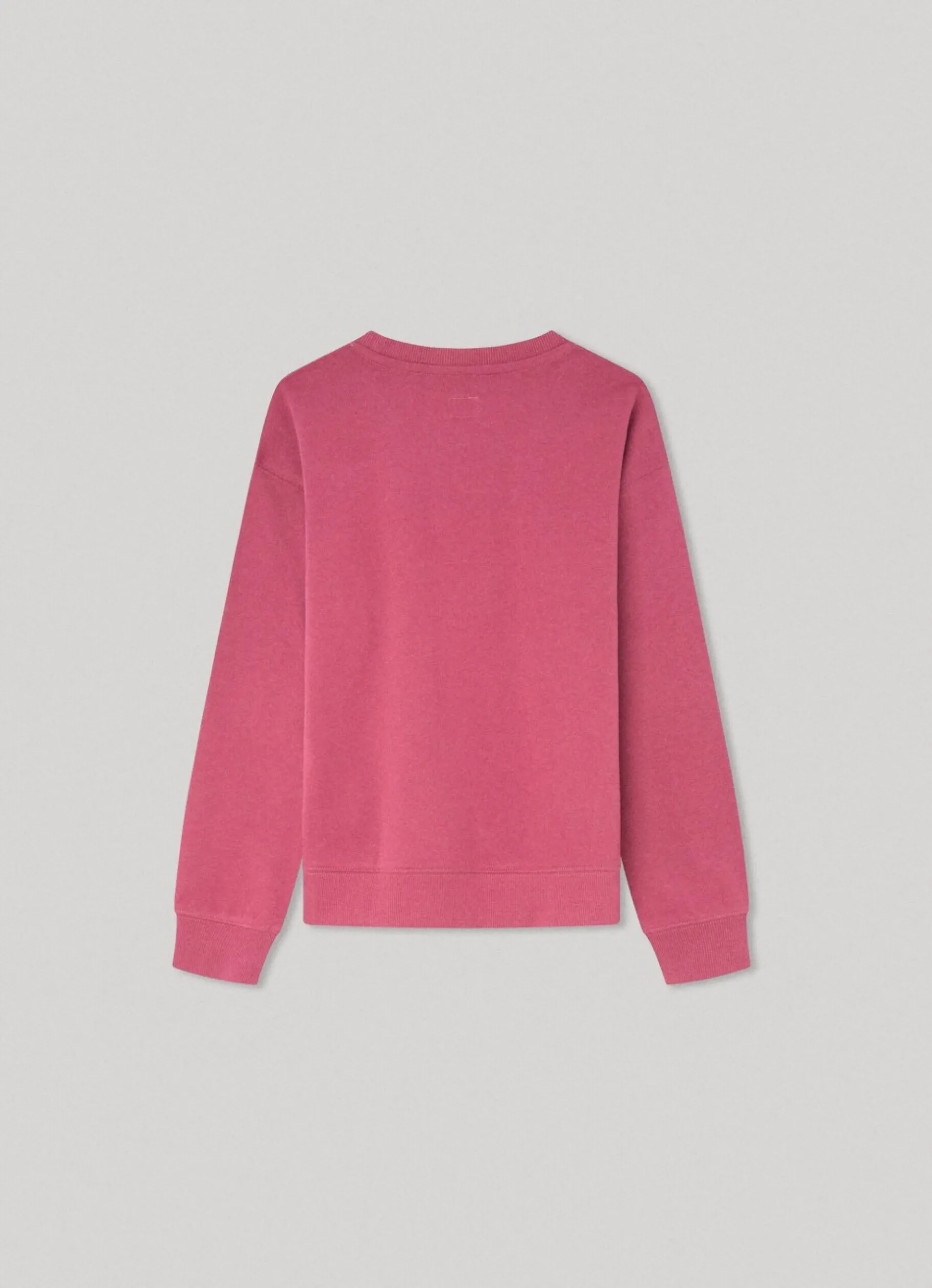 Girl Pepe Jeans Logo Print Cotton Sweatshirt