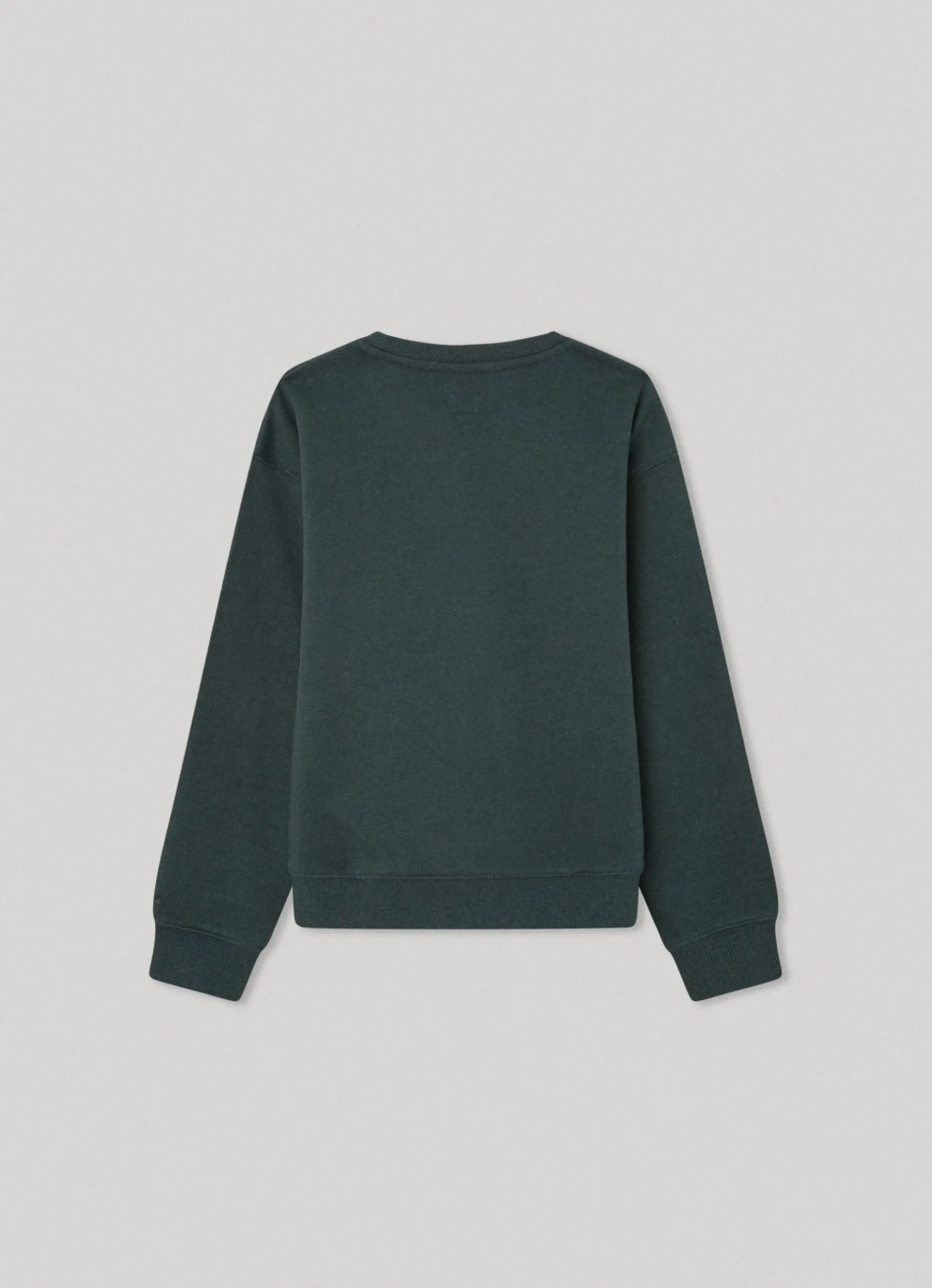 Girl Pepe Jeans Logo Print Cotton Sweatshirt