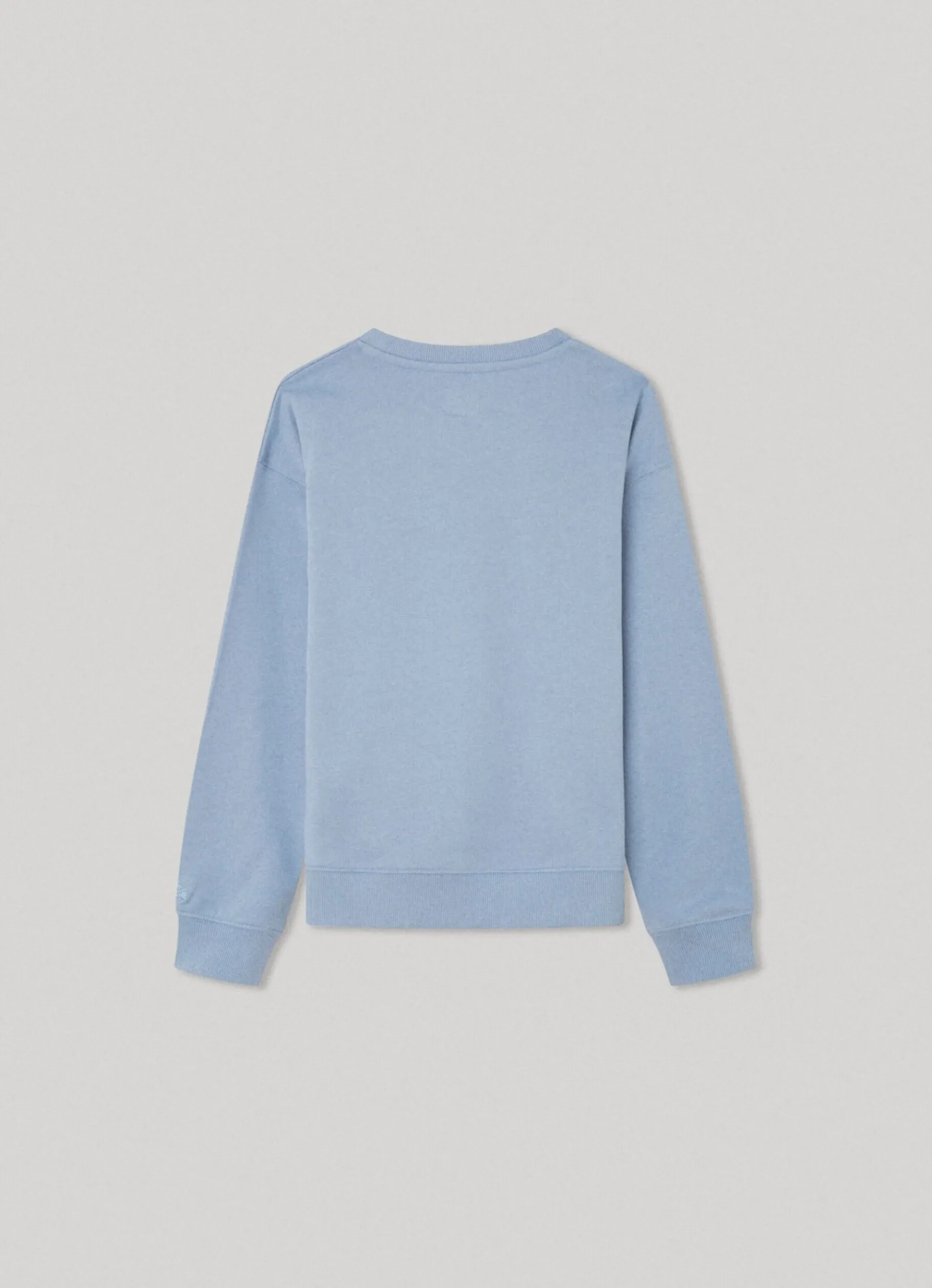 Girl Pepe Jeans Logo Print Cotton Sweatshirt