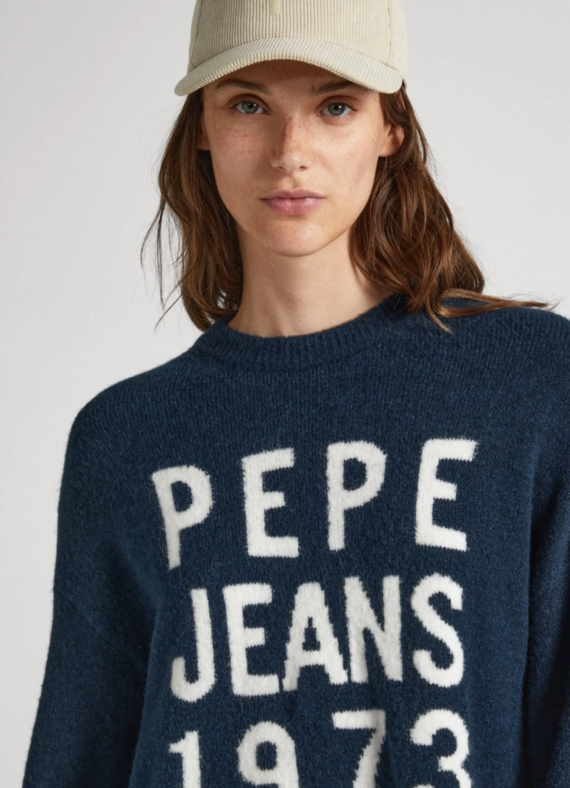 Women Pepe Jeans Logo Print Knit