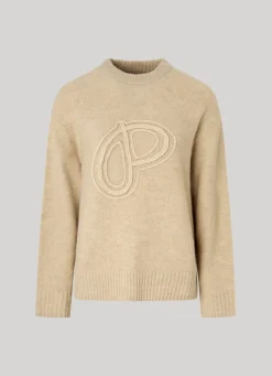 Women Pepe Jeans Logo Print Knit