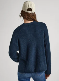 Women Pepe Jeans Logo Print Knit