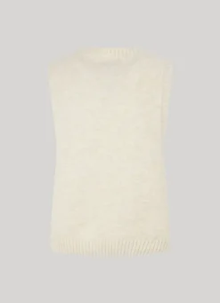 Women Pepe Jeans Logo Print Knit Vest