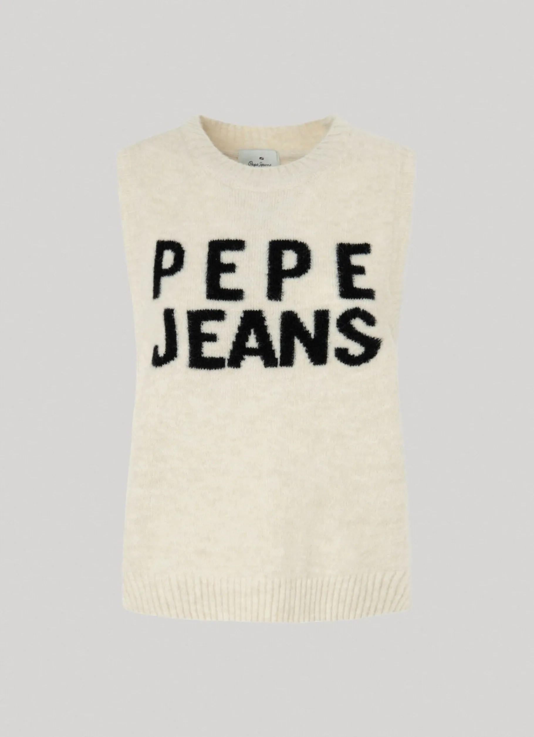 Women Pepe Jeans Logo Print Knit Vest
