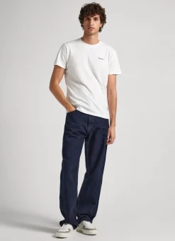 Men Pepe Jeans Logo Print T-Shirt