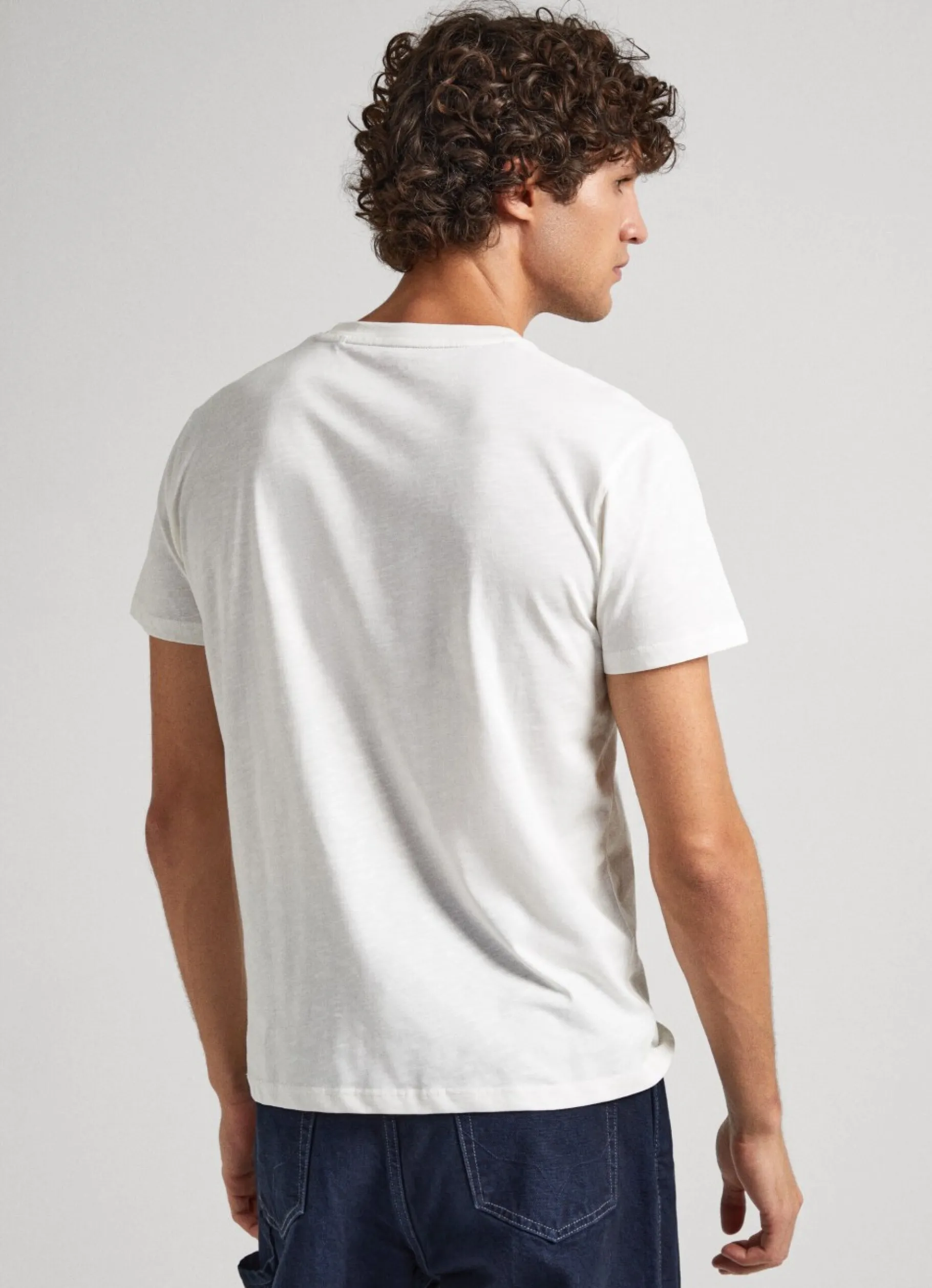 Men Pepe Jeans Logo Print T-Shirt