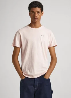 Men Pepe Jeans Logo Print T-Shirt