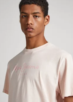 Men Pepe Jeans Logo Print T-Shirt