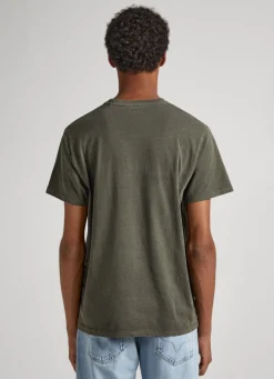 Men Pepe Jeans Logo Print T-Shirt