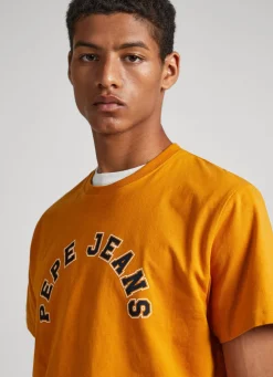 Men Pepe Jeans Logo Print T-Shirt