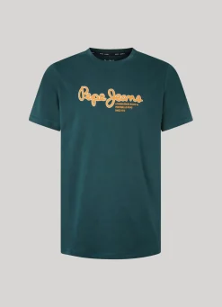 Men Pepe Jeans Logo Print T-Shirt