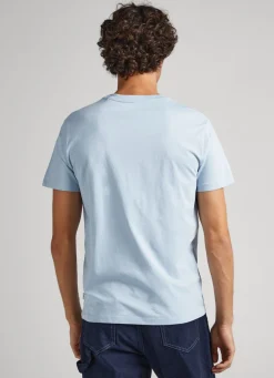 Men Pepe Jeans Logo Print T-Shirt