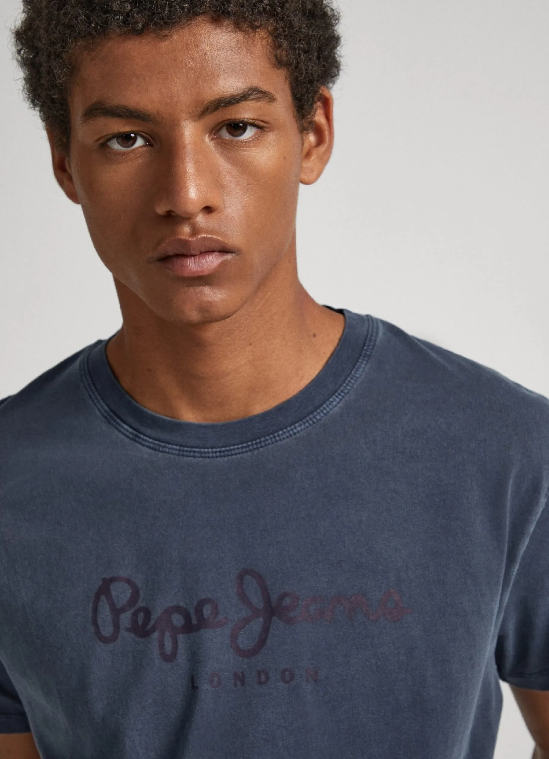 Men Pepe Jeans Logo Print T-Shirt