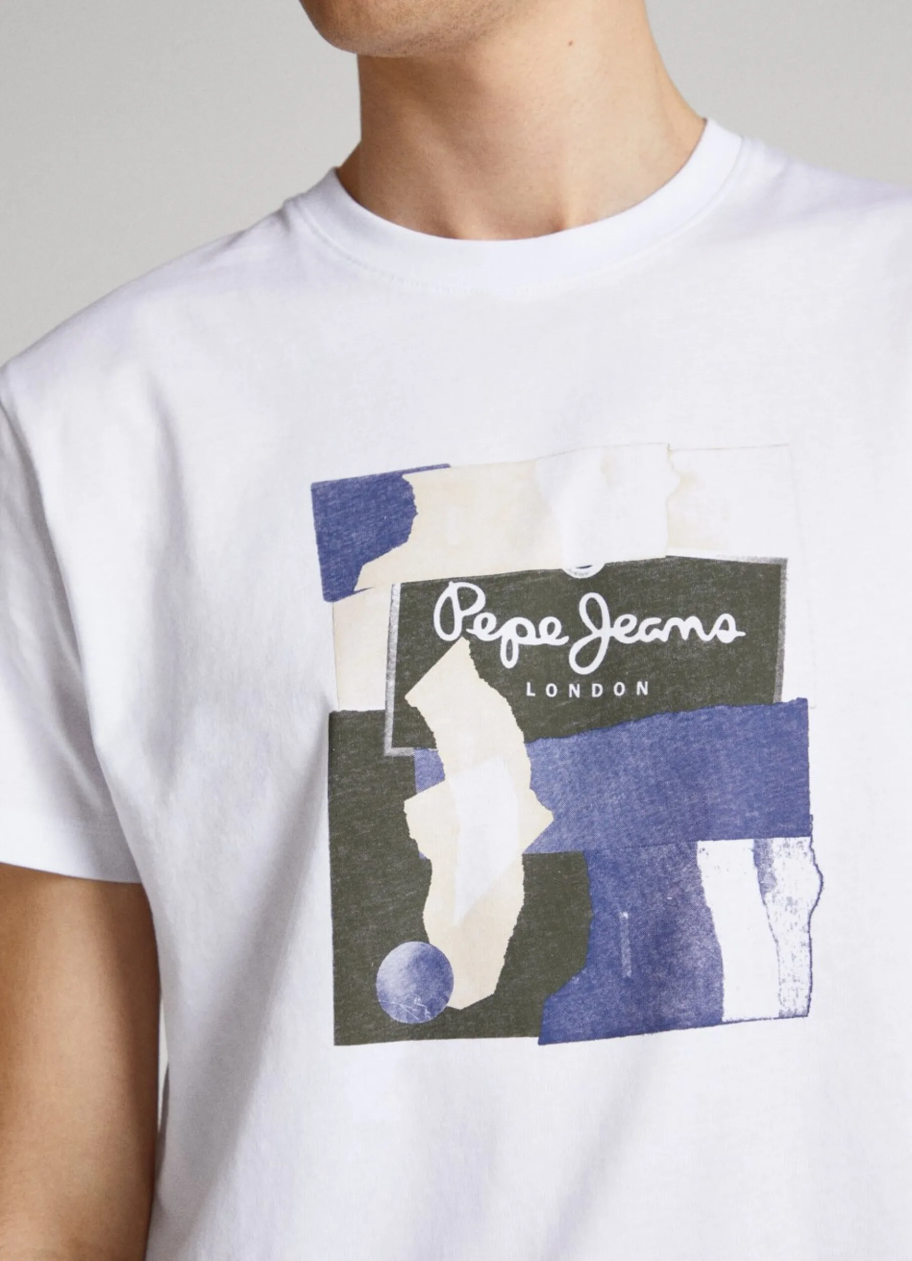 Men Pepe Jeans Logo Print T-Shirt