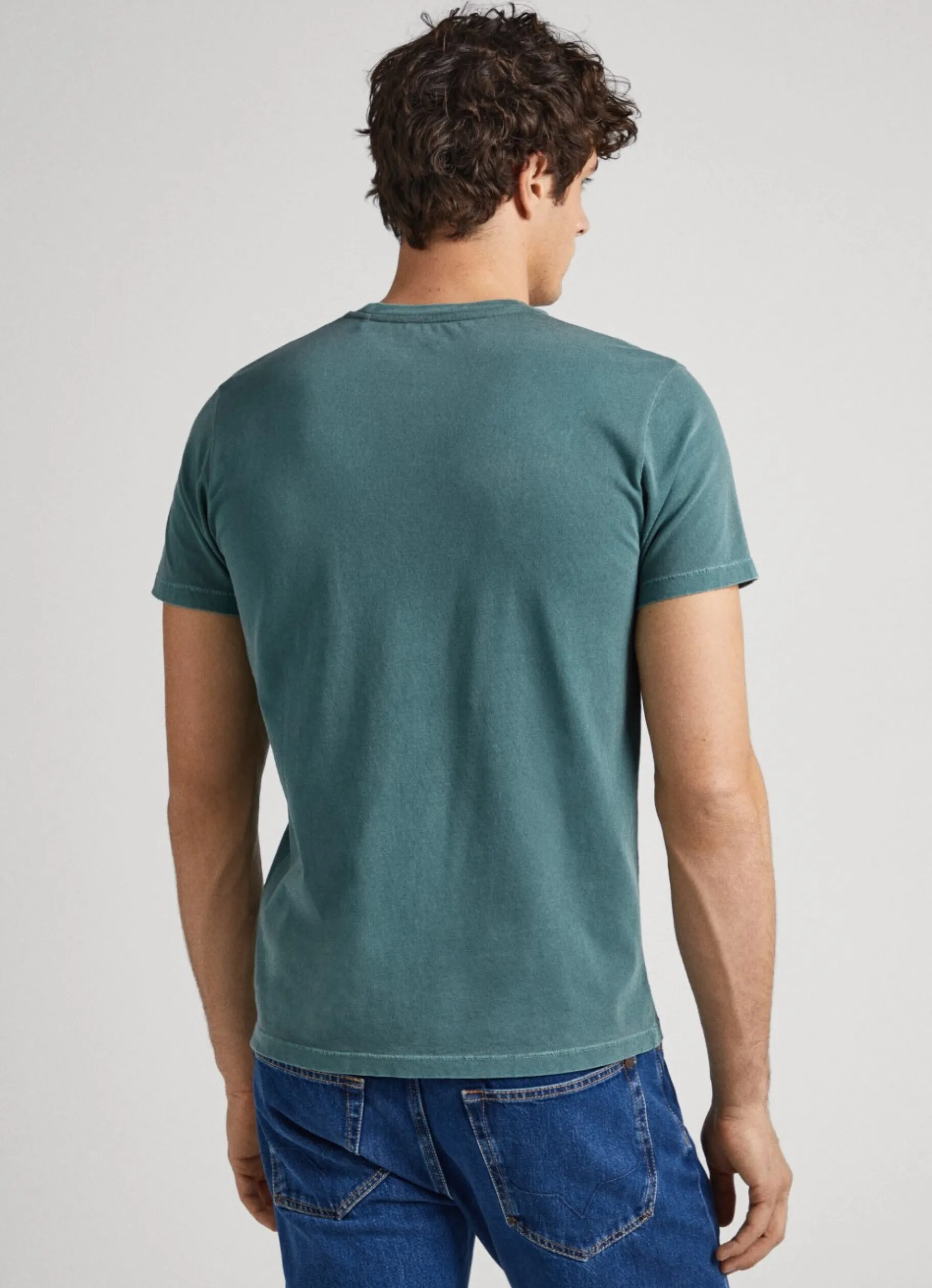 Men Pepe Jeans Logo Print T-Shirt