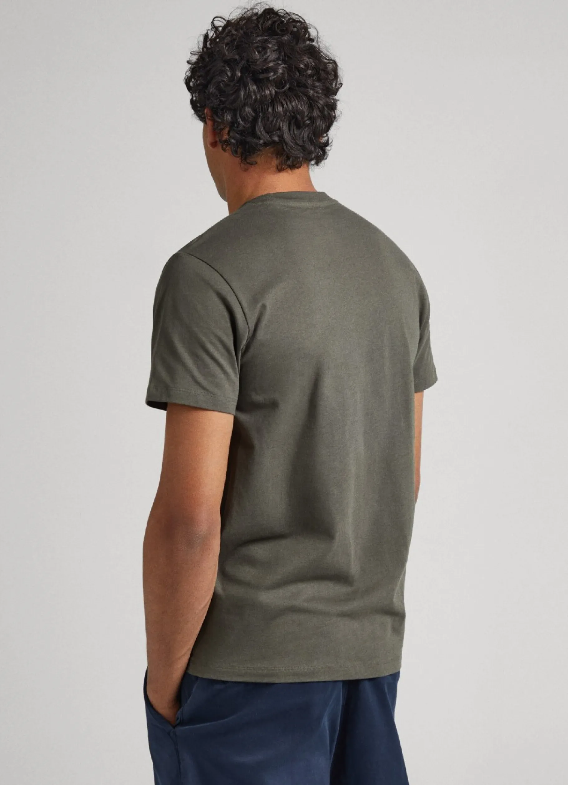 Men Pepe Jeans Logo Print T-Shirt